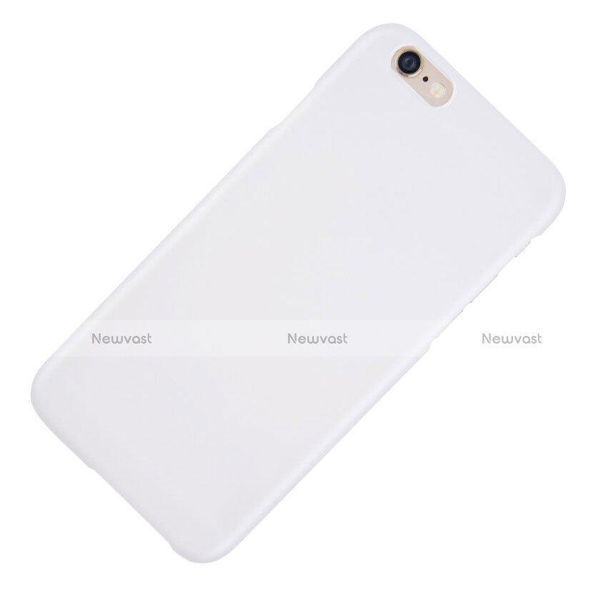 Hard Rigid Plastic Matte Finish Case for Apple iPhone 6 Plus White