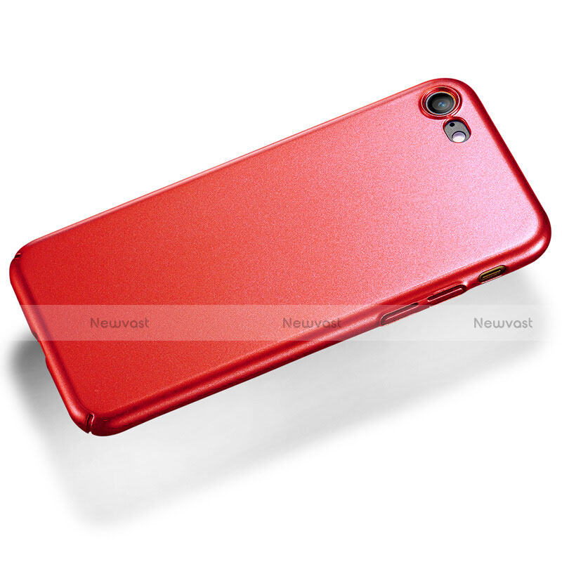 Hard Rigid Plastic Matte Finish Case for Apple iPhone 7 Red