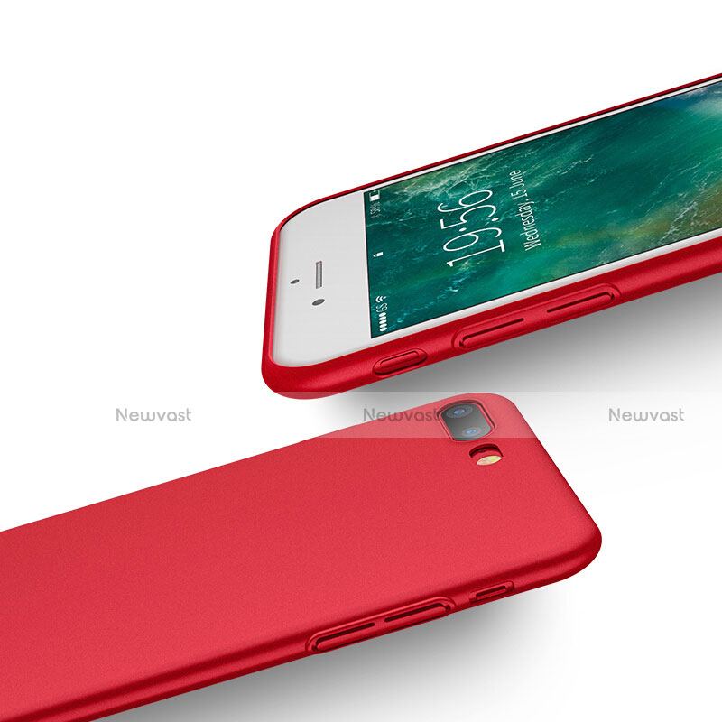 Hard Rigid Plastic Matte Finish Case for Apple iPhone 8 Plus Red