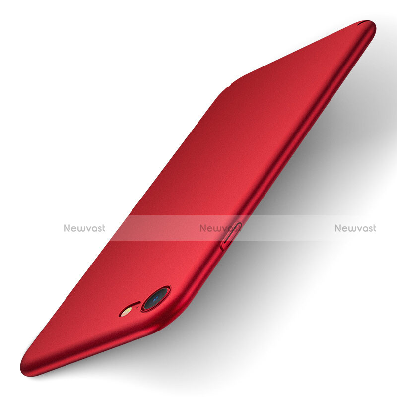 Hard Rigid Plastic Matte Finish Case for Apple iPhone 8 Red