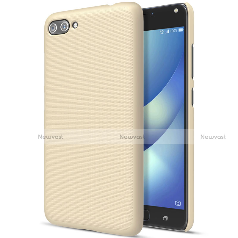 Hard Rigid Plastic Matte Finish Case for Asus Zenfone 4 Max ZC554KL Gold