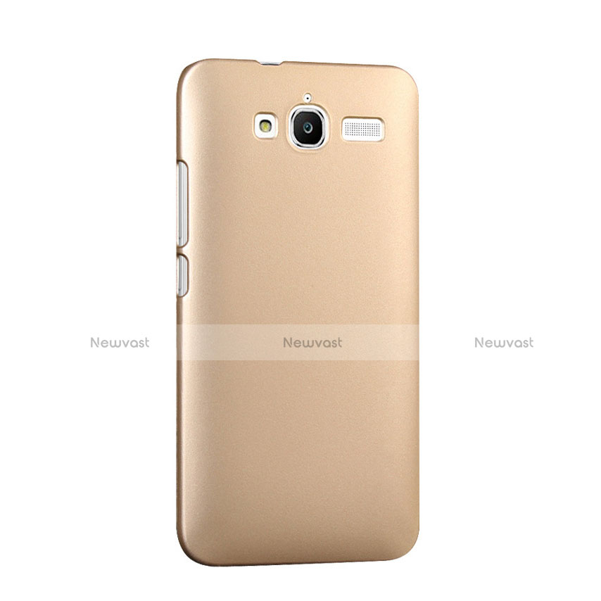 Hard Rigid Plastic Matte Finish Case for Huawei Ascend GX1 Gold