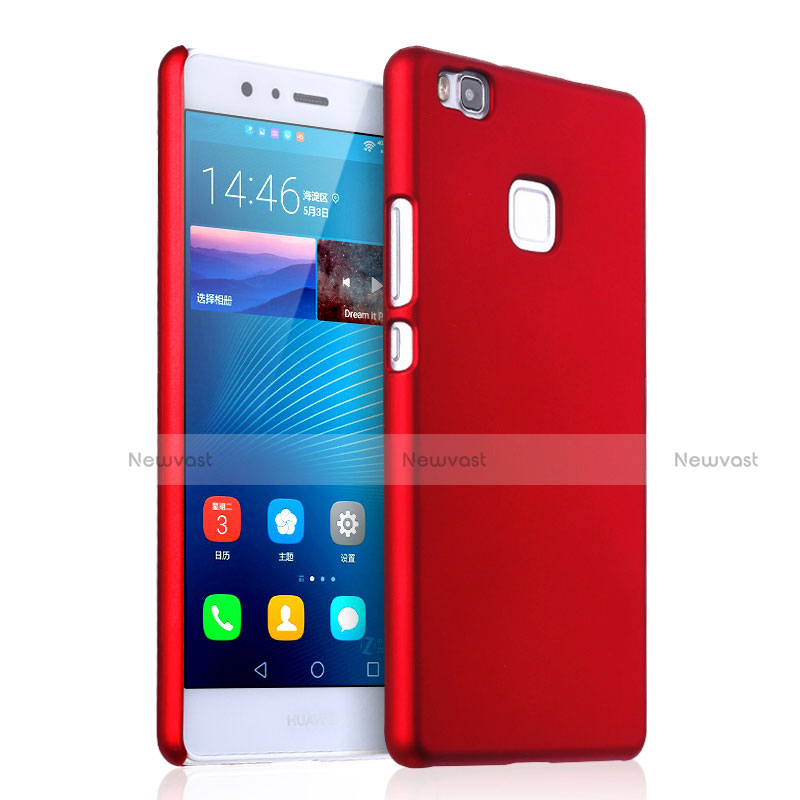 Hard Rigid Plastic Matte Finish Case for Huawei G9 Lite Red