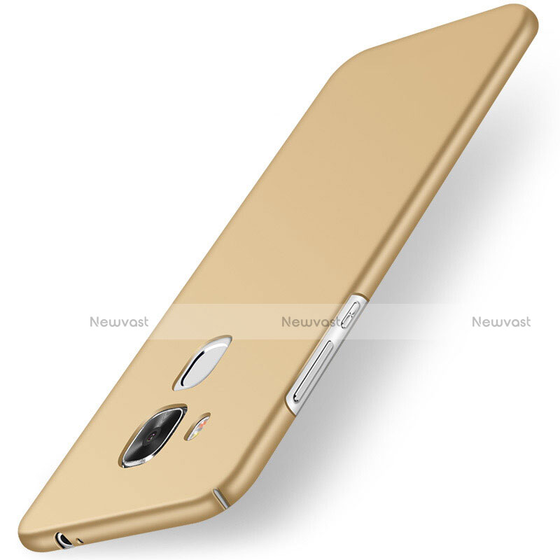 Hard Rigid Plastic Matte Finish Case for Huawei G9 Plus Gold