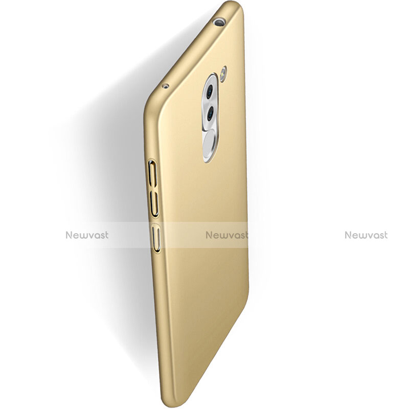 Hard Rigid Plastic Matte Finish Case for Huawei Honor 6X Pro Gold