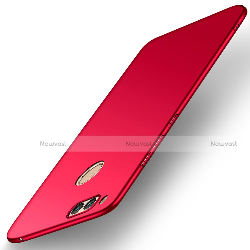 Hard Rigid Plastic Matte Finish Case for Huawei Honor 7X Red