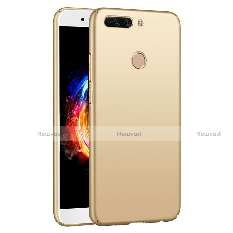 Hard Rigid Plastic Matte Finish Case for Huawei Honor 8 Pro Gold