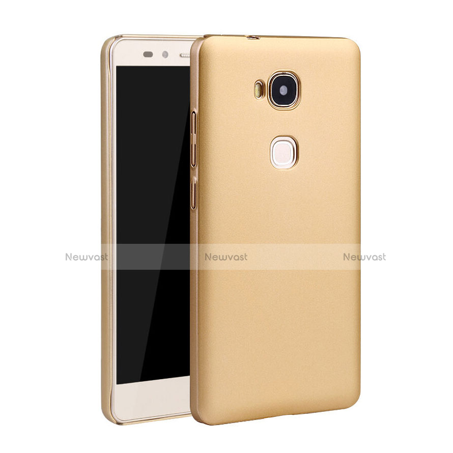 Hard Rigid Plastic Matte Finish Case for Huawei Honor Play 5X Gold