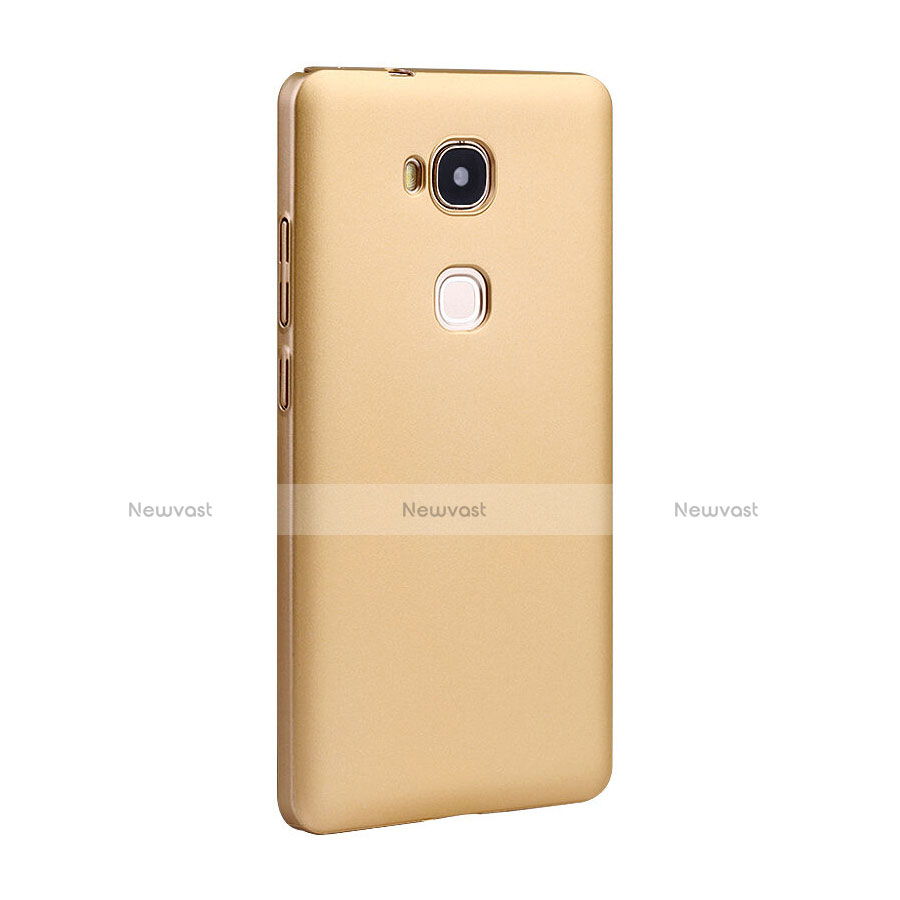 Hard Rigid Plastic Matte Finish Case for Huawei Honor Play 5X Gold