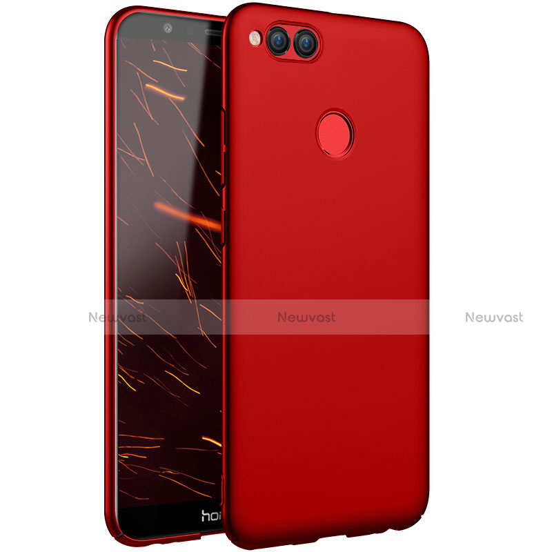 Hard Rigid Plastic Matte Finish Case for Huawei Honor Play 7X Red