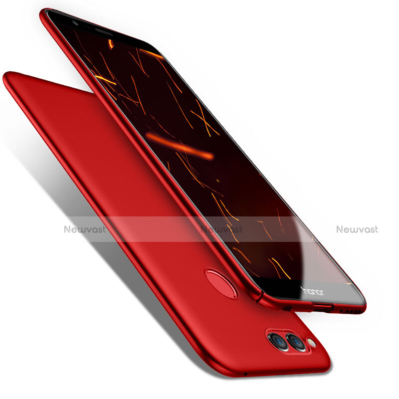 Hard Rigid Plastic Matte Finish Case for Huawei Honor Play 7X Red