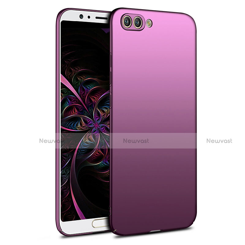 Hard Rigid Plastic Matte Finish Case for Huawei Honor V10 Purple