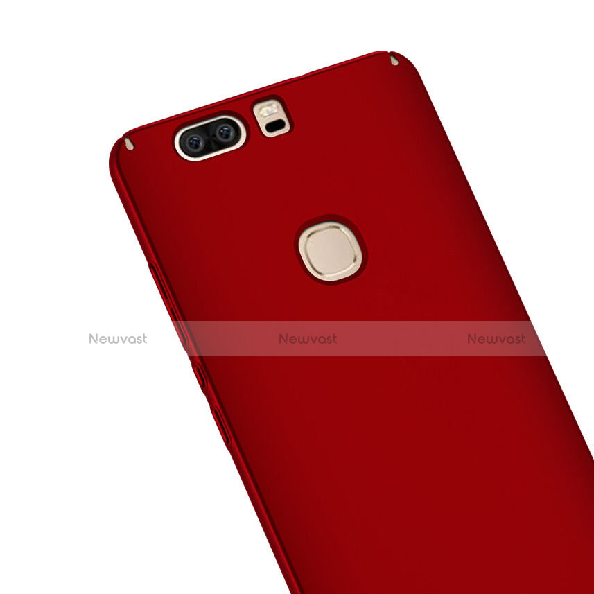 Hard Rigid Plastic Matte Finish Case for Huawei Honor V8 Red