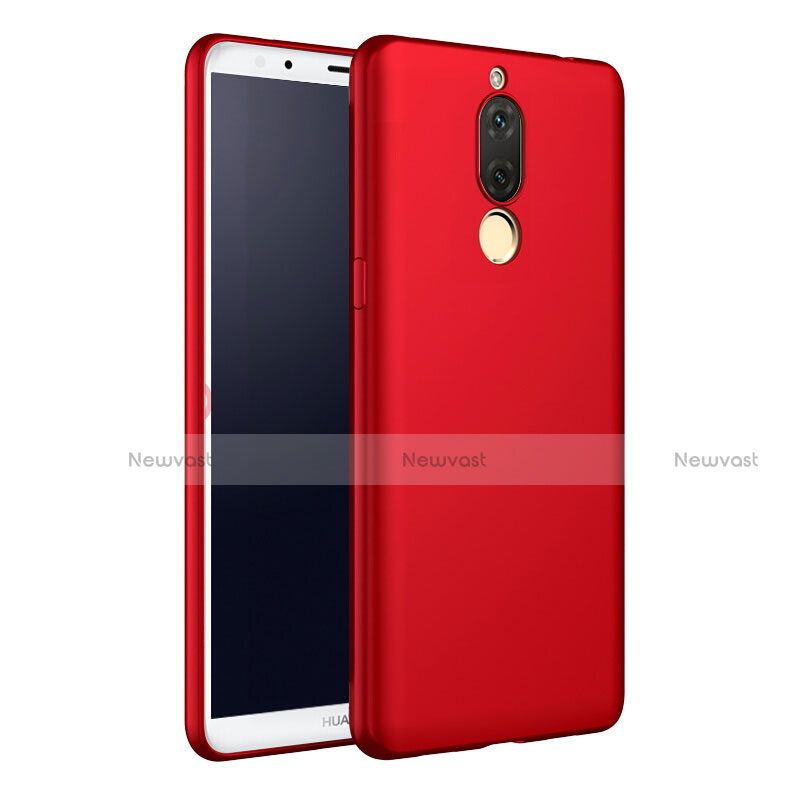 Hard Rigid Plastic Matte Finish Case for Huawei Maimang 6 Red