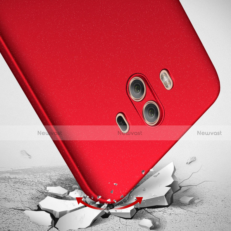 Hard Rigid Plastic Matte Finish Case for Huawei Mate 10 Red