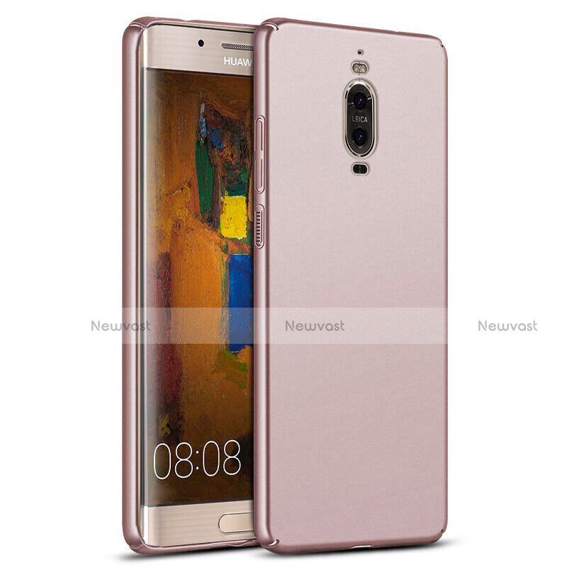 Hard Rigid Plastic Matte Finish Case for Huawei Mate 9 Pro Rose Gold