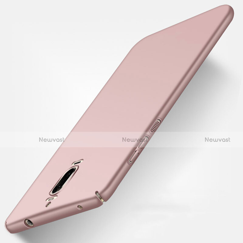 Hard Rigid Plastic Matte Finish Case for Huawei Mate 9 Pro Rose Gold