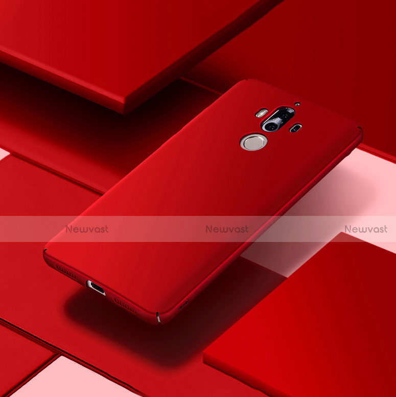 Hard Rigid Plastic Matte Finish Case for Huawei Mate 9 Red