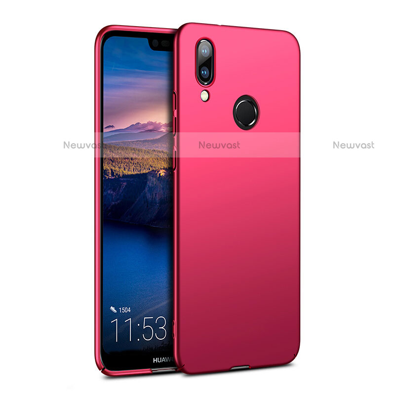 Hard Rigid Plastic Matte Finish Case for Huawei Nova 3e Red