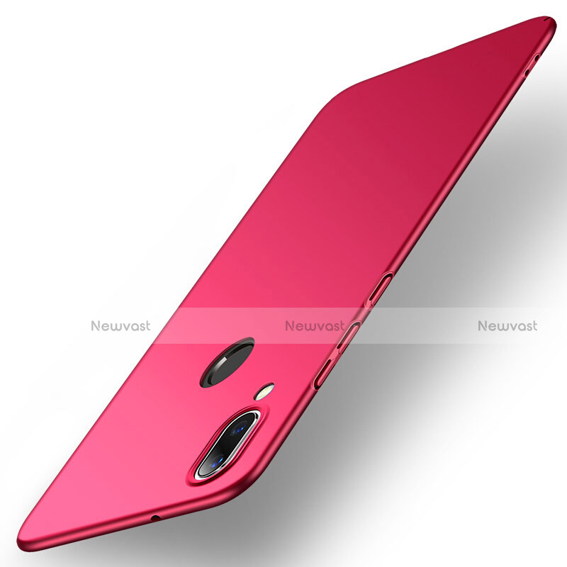 Hard Rigid Plastic Matte Finish Case for Huawei P20 Lite Red