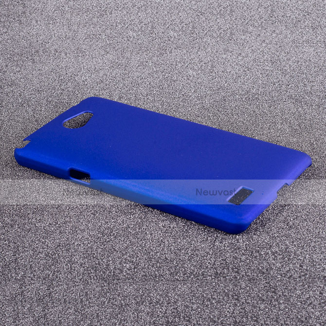 Hard Rigid Plastic Matte Finish Case for LG L Bello 2 Blue