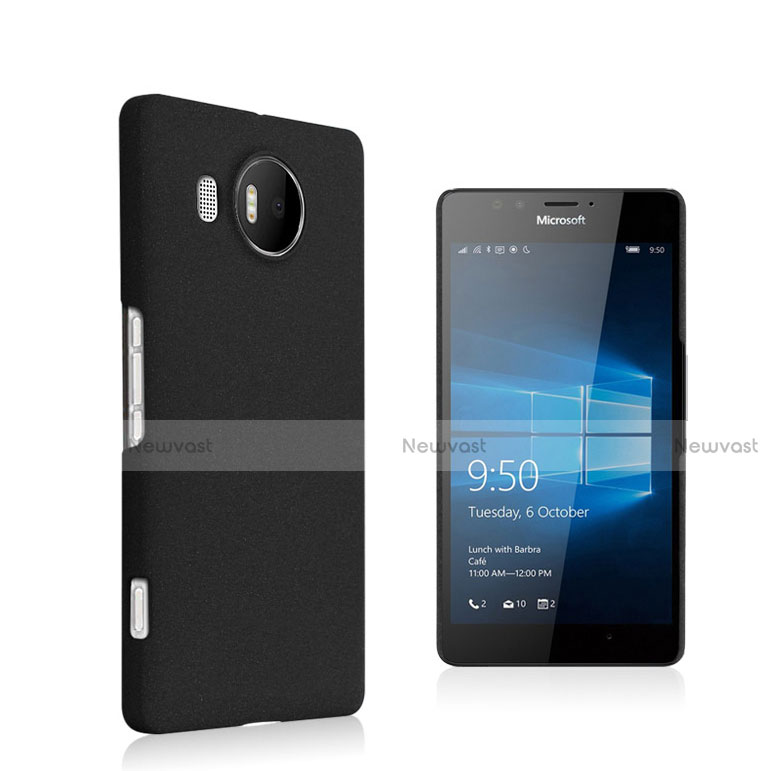 Hard Rigid Plastic Matte Finish Case for Microsoft Lumia 950 XL Black