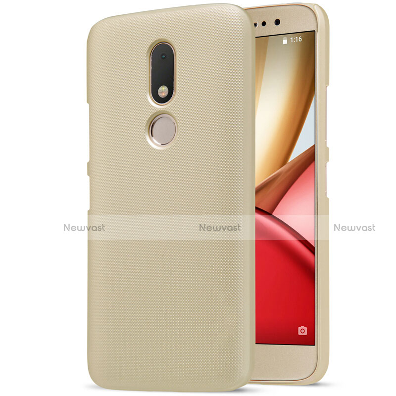 Hard Rigid Plastic Matte Finish Case for Motorola Moto M XT1662 Gold