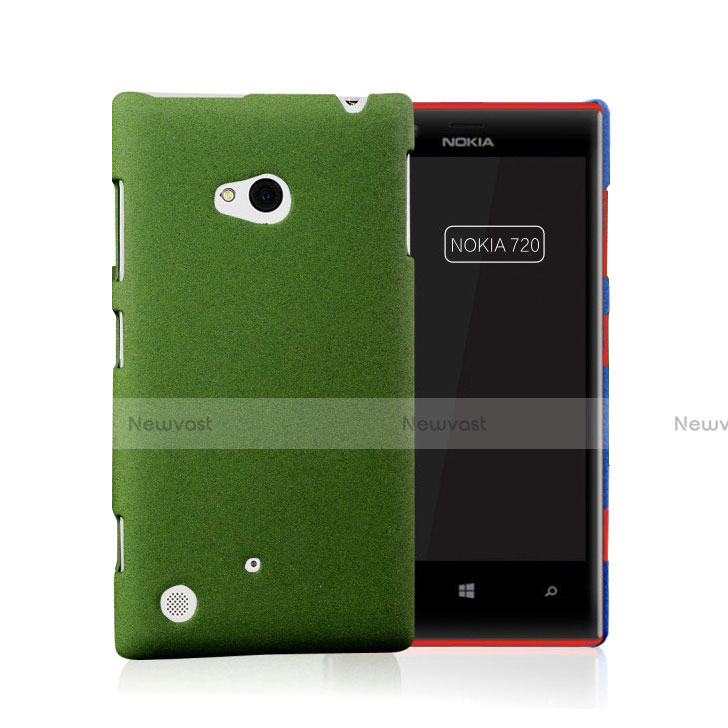 Hard Rigid Plastic Matte Finish Case for Nokia Lumia 720 Green