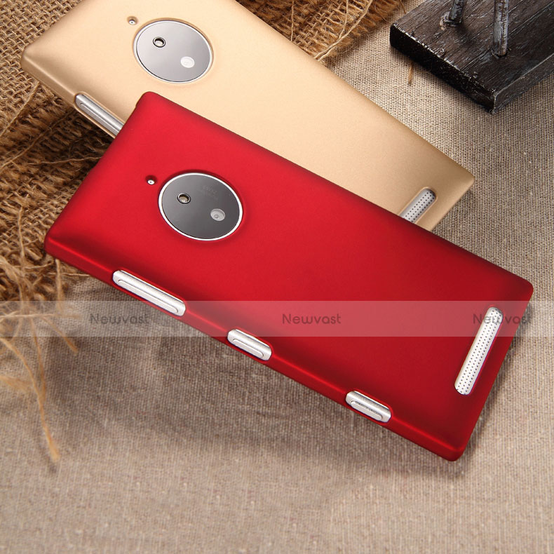 Hard Rigid Plastic Matte Finish Case for Nokia Lumia 830 Red