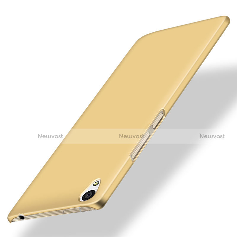 Hard Rigid Plastic Matte Finish Case for OnePlus X Gold