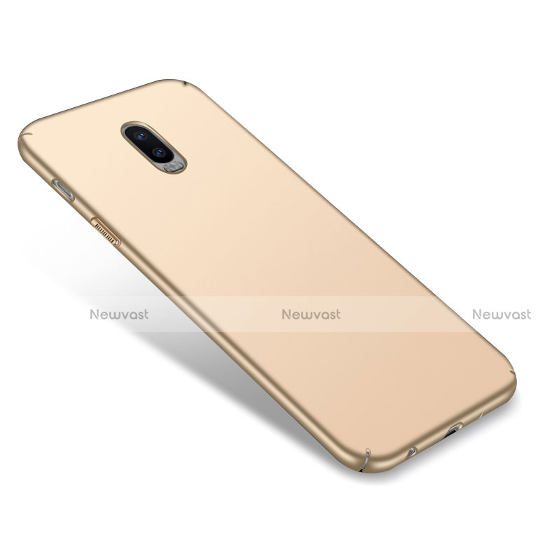 Hard Rigid Plastic Matte Finish Case for Samsung Galaxy C7 (2017) Gold