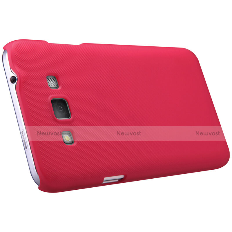 Hard Rigid Plastic Matte Finish Case for Samsung Galaxy Grand Max SM-G720 Red