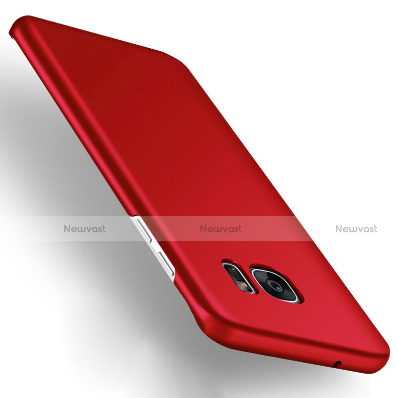 Hard Rigid Plastic Matte Finish Case for Samsung Galaxy S7 Edge G935F Red