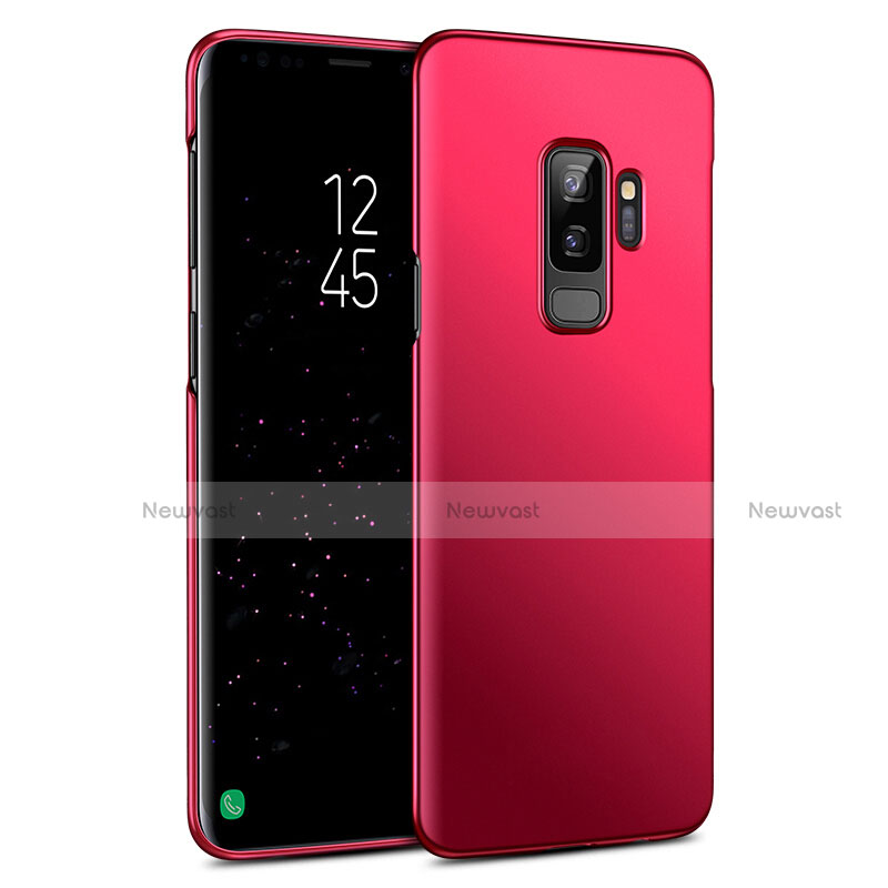 Hard Rigid Plastic Matte Finish Case for Samsung Galaxy S9 Plus Red