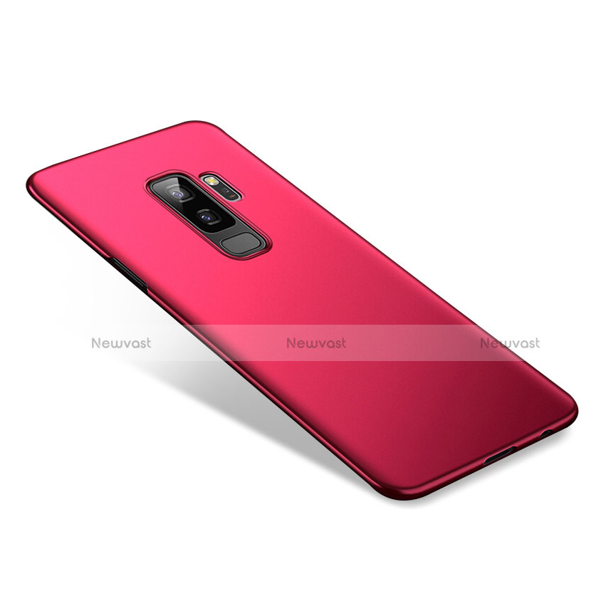 Hard Rigid Plastic Matte Finish Case for Samsung Galaxy S9 Plus Red