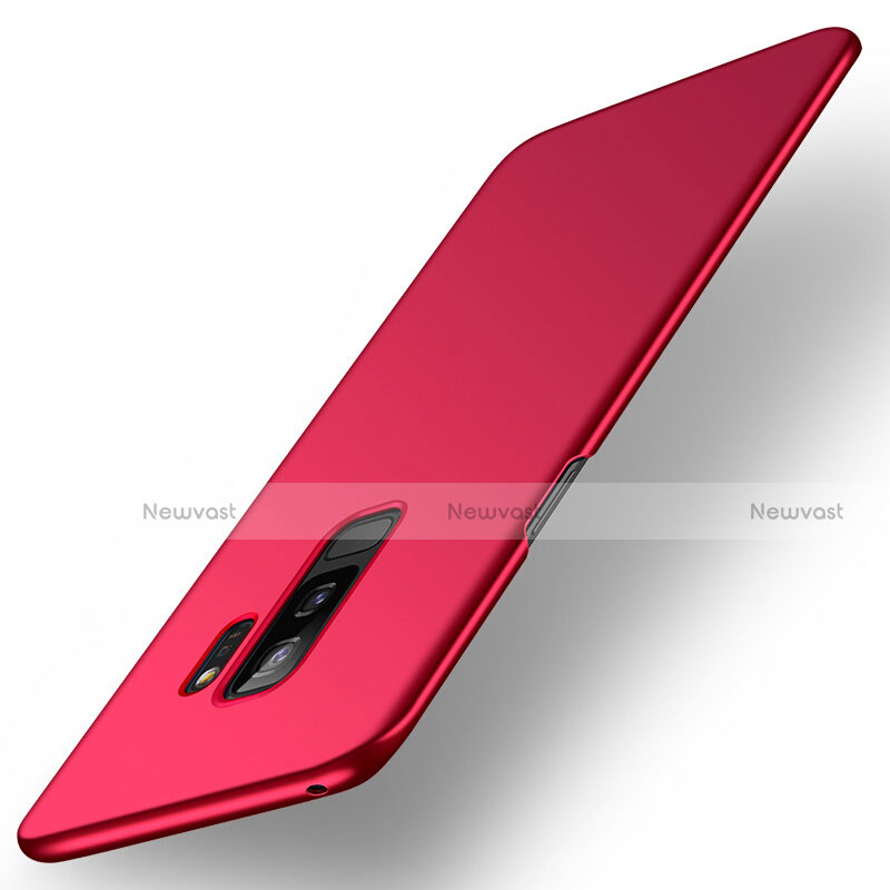 Hard Rigid Plastic Matte Finish Case for Samsung Galaxy S9 Plus Red