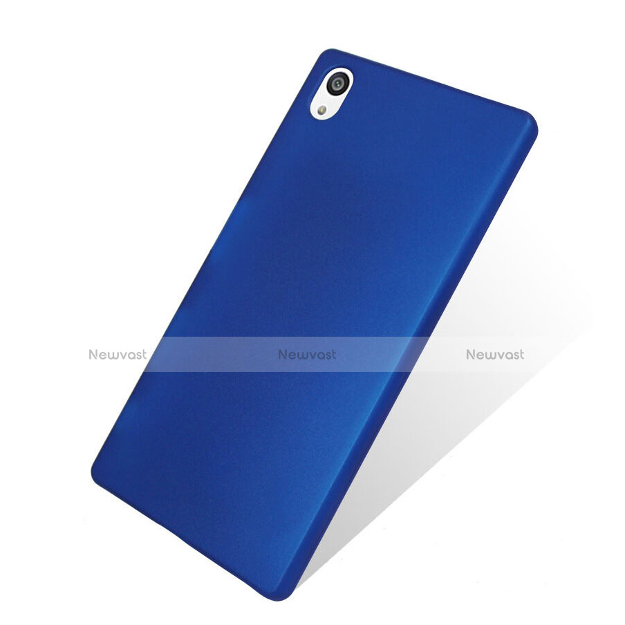 Hard Rigid Plastic Matte Finish Case for Sony Xperia Z5 Blue