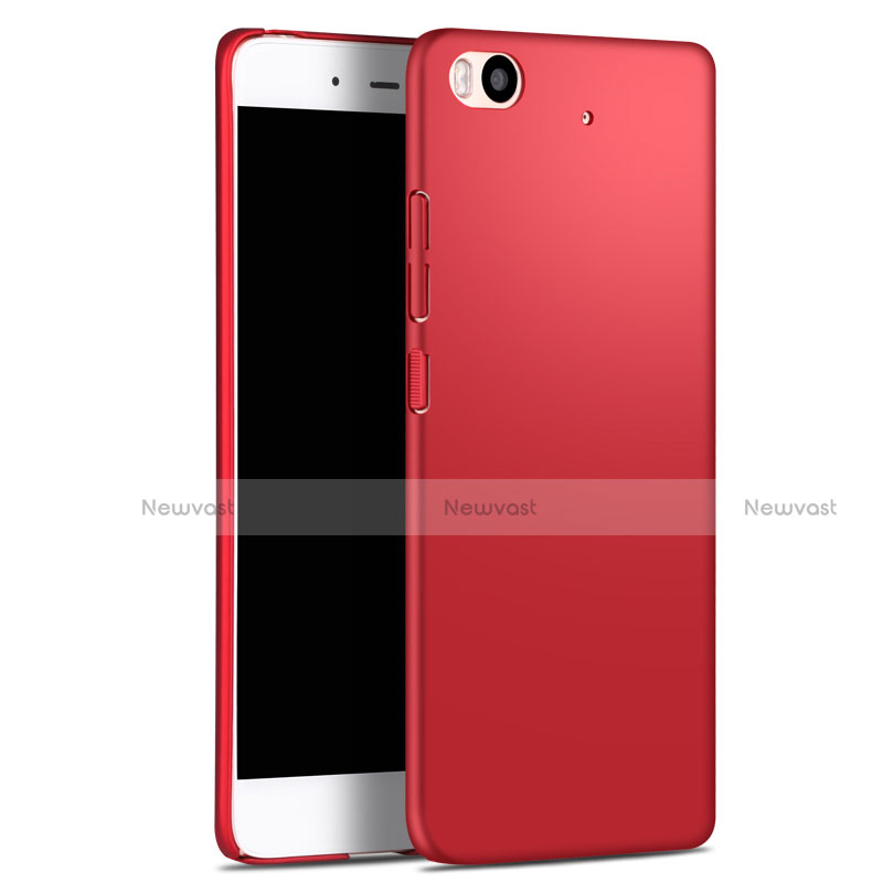 Hard Rigid Plastic Matte Finish Case for Xiaomi Mi 5S Red