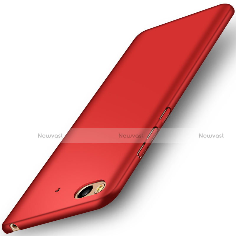 Hard Rigid Plastic Matte Finish Case for Xiaomi Mi 5S Red