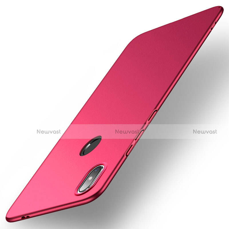 Hard Rigid Plastic Matte Finish Case for Xiaomi Mi 8 SE Red