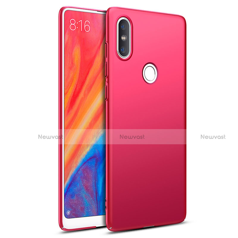 Hard Rigid Plastic Matte Finish Case for Xiaomi Mi Mix 2S Red