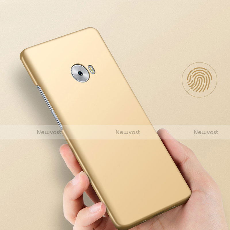 Hard Rigid Plastic Matte Finish Case for Xiaomi Mi Note 2 Special Edition Gold