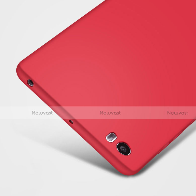 Hard Rigid Plastic Matte Finish Case for Xiaomi Mi Note Red