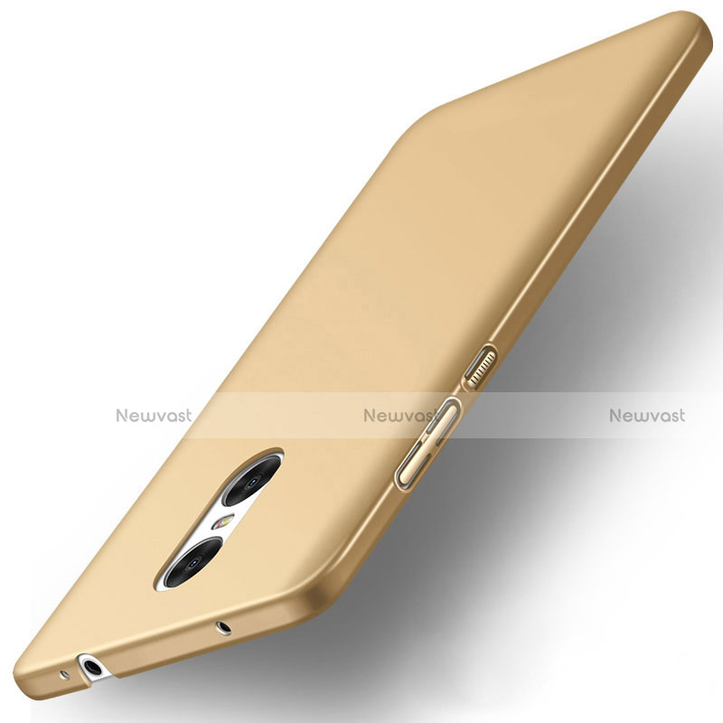 Hard Rigid Plastic Matte Finish Case for Xiaomi Redmi Pro Gold