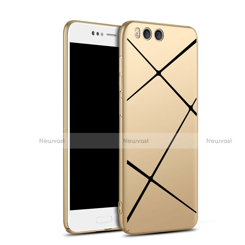 Hard Rigid Plastic Matte Finish Case Line for Xiaomi Mi Note 3 Gold