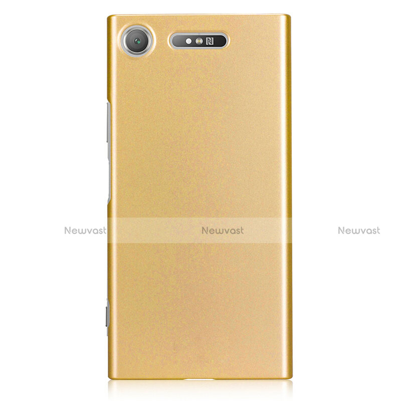 Hard Rigid Plastic Matte Finish Case M01 for Sony Xperia XZ1 Gold