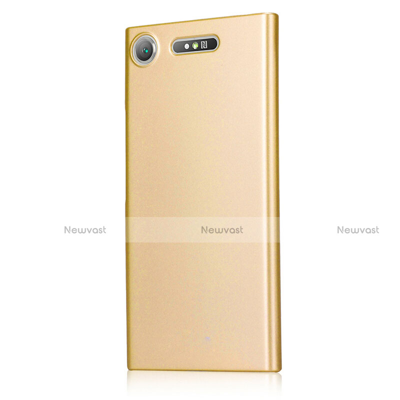 Hard Rigid Plastic Matte Finish Case M01 for Sony Xperia XZ1 Gold