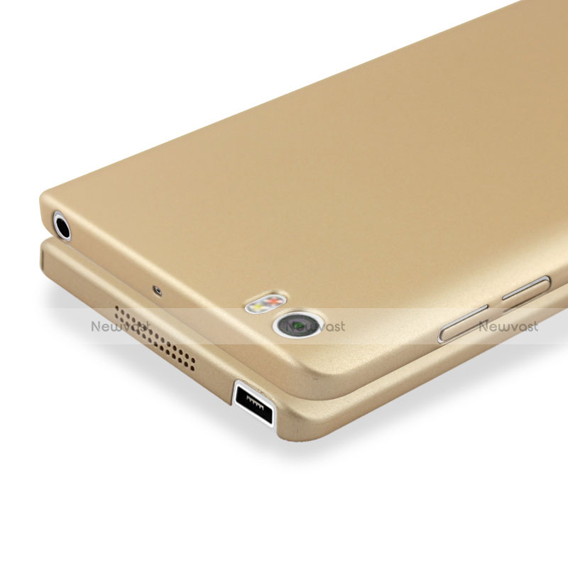 Hard Rigid Plastic Matte Finish Case M01 for Xiaomi Mi Note Gold