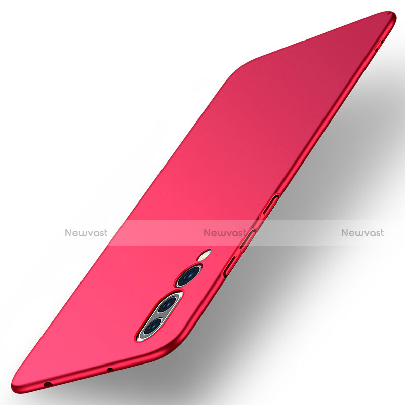 Hard Rigid Plastic Matte Finish Case M02 for Huawei P20 Pro Red