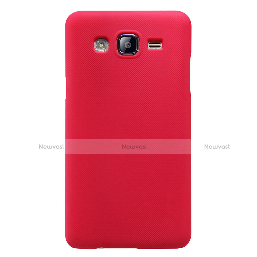 Hard Rigid Plastic Matte Finish Case M02 for Samsung Galaxy On5 G550FY Red